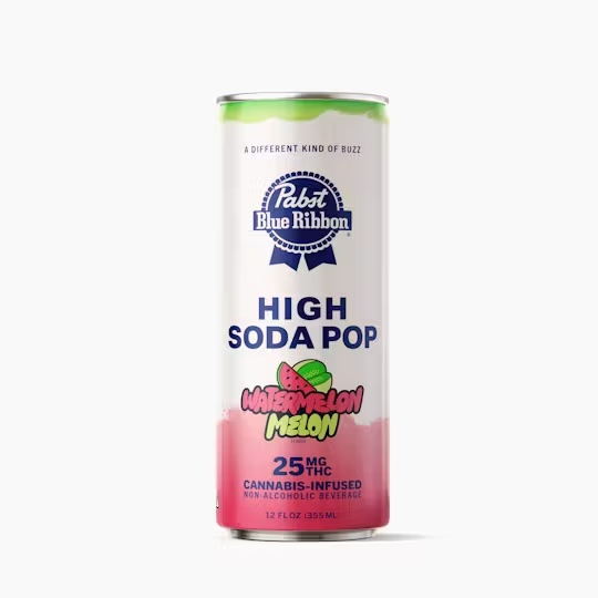 Pabst blue ribbon - SINGLE- 25MG- WATERMELON MELON- HIGH SODA