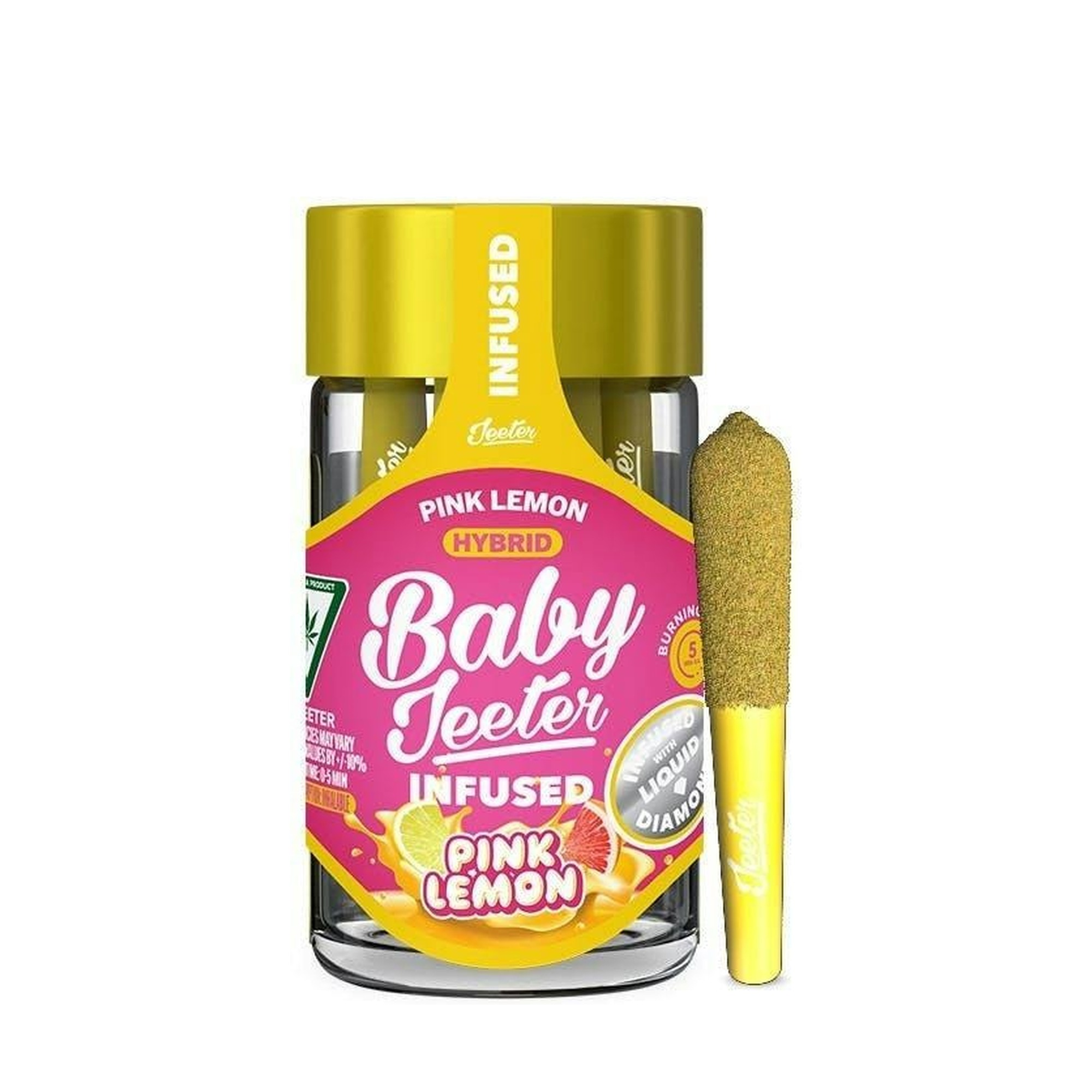 5PK- 0.5G- PINK LEMON- INFUSED- BABY JEETER