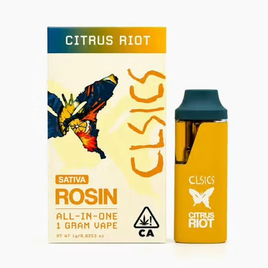 Clsics - 1G- CITRUS RIOT- ROSIN DISPOSABLE Main Image