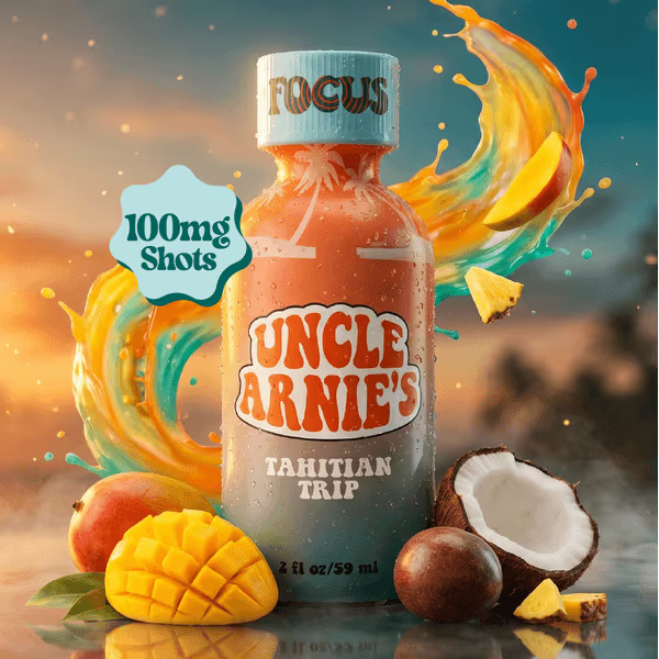 Uncle arnie's - 2 FL OZ- TAHITIAN TRIP- 4:1 THC:CBG- SHOT Main Image