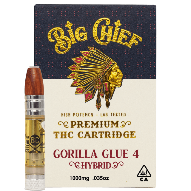 Big chief - 1G- GORILLA GLUE- CARTRIDGE