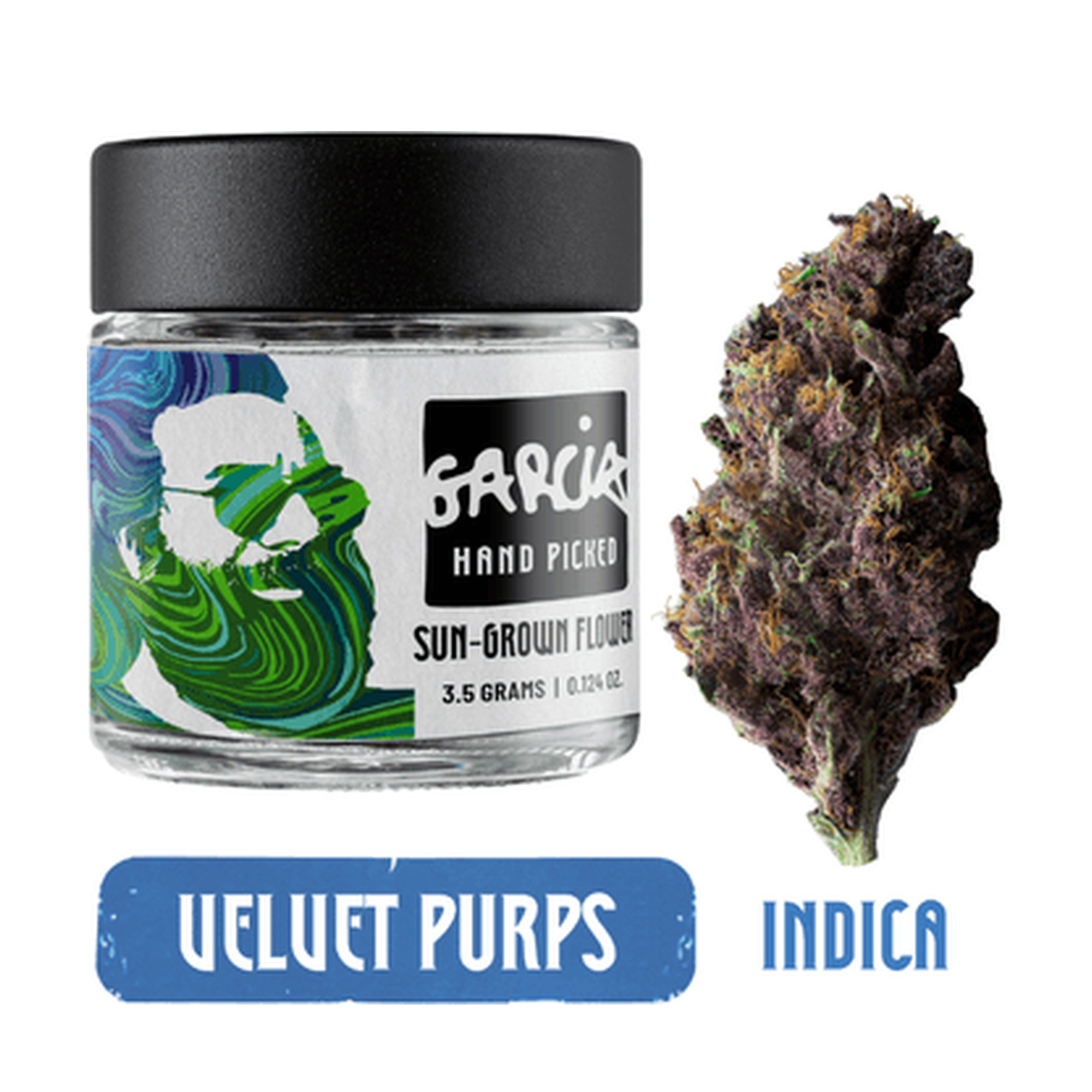 Garcia hand picked - 1/8 OZ- VELVET PURPS- SUN GROWN Main Image