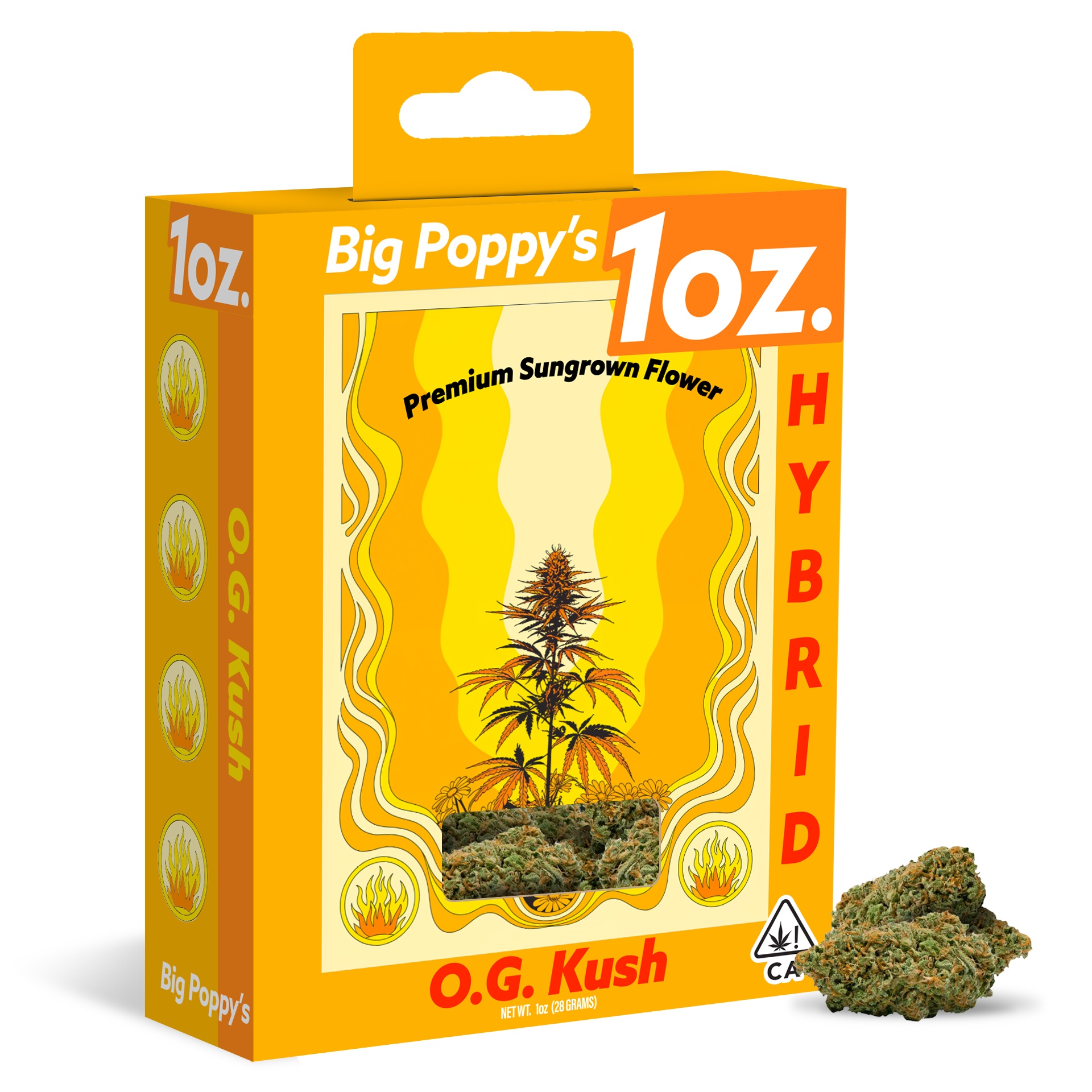 Poppy's - 1 OZ- OG KUSH- SUN GROWN Main Image