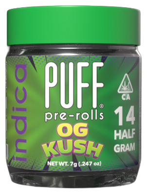 Puff - 14PK- 0.5G- OG KUSH- PRE-ROLLS