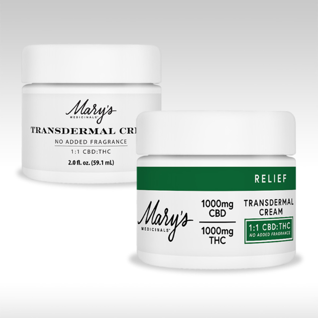 2OZ- 1:1- TRANSDERMAL CREAM- RELIEF- NO FRAGRANCE ADDED