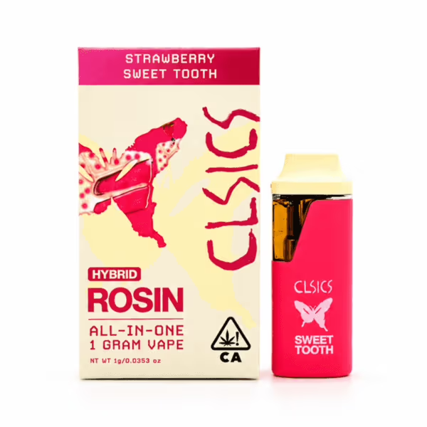 Clsics - 1G- STRAWBERRY SWEET TOOTH- ROSIN DISPOSABLE Main Image