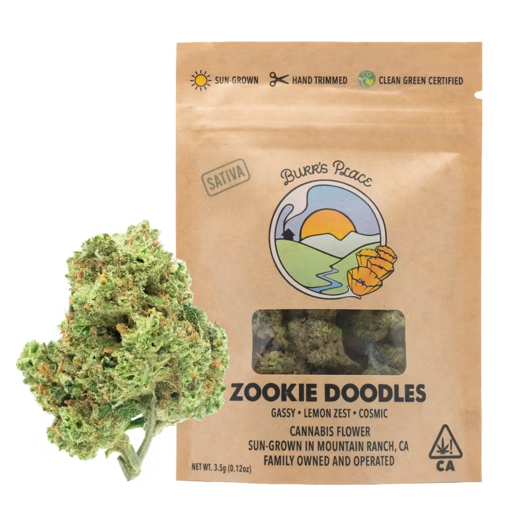 1/8 OZ- ZOOKIE DOODLES- SUN GROWN