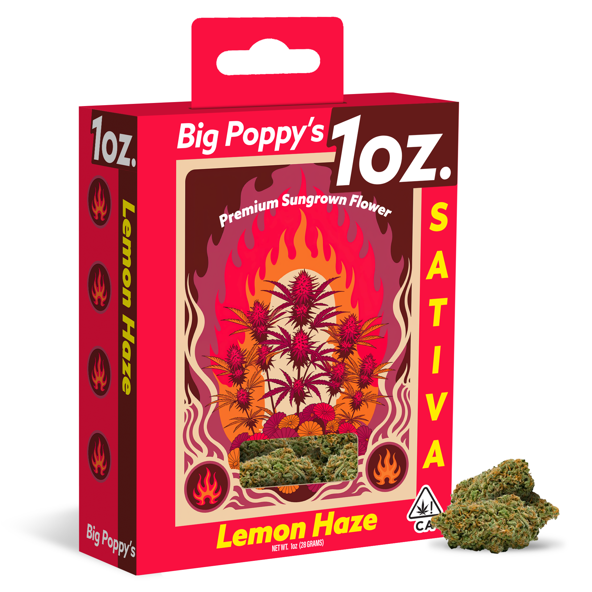 Poppy's - 1 OZ- LEMON HAZE- SUN GROWN