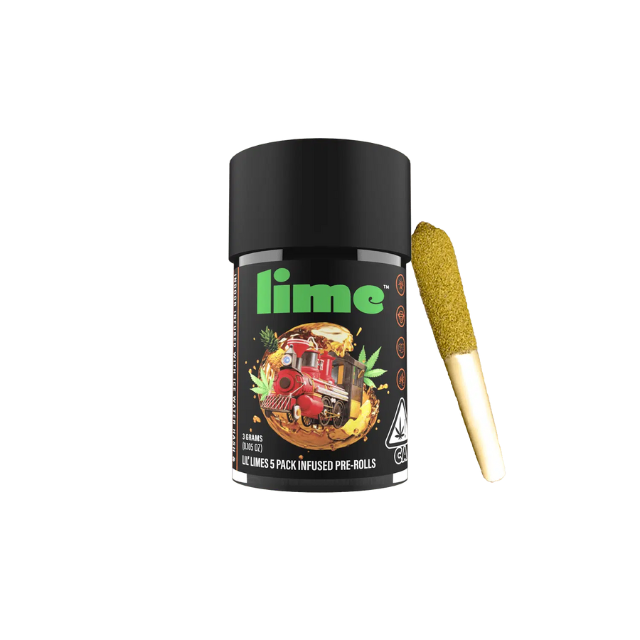 Lime - 5PK- 0.6G- LIL LIMES- PINEAPPLE EXPRESS- INFUSED