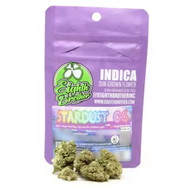 Eighth brother - 1/8 OZ- STARDUST OG- SUN GROWN