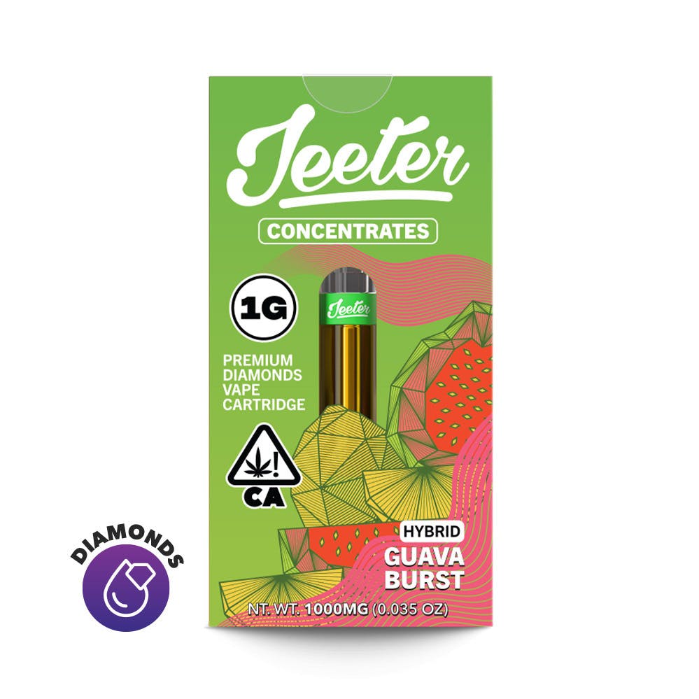 1G- GUAVA BURST- LIQUID DIAMONDS- CARTRIDGE
