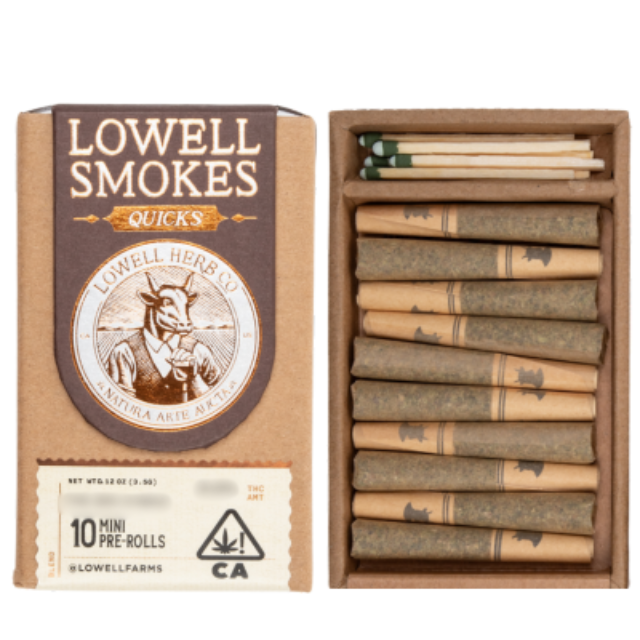 Lowell herb co. - 10PK- 0.35G- THE WAKE UP SATIVA- PRE ROLLS
