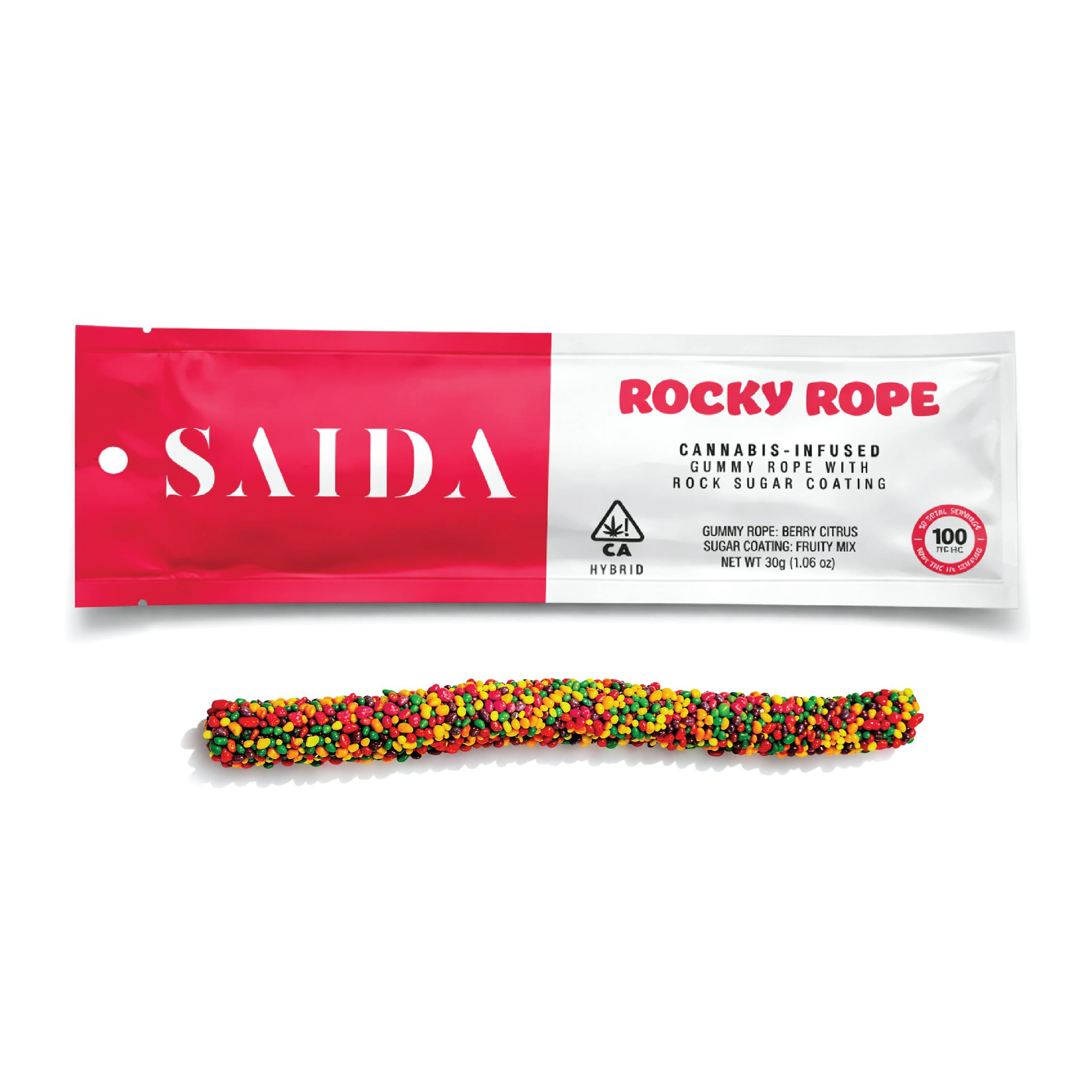 10CT- ROCKY ROPE- GUMMY ROPE- ROCK SUGAR COATING