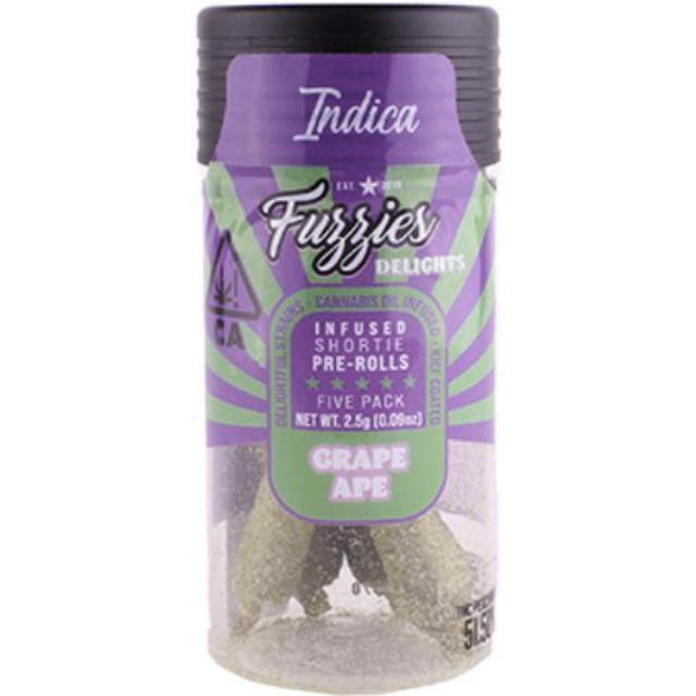 Fuzzies - 5PK- 0.5G- GRAPE APE- DELIGHTS- INFUSED