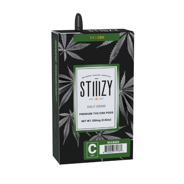 Stiiizy - 0.5G- MANGO- 1:1-THC:CBD- POD