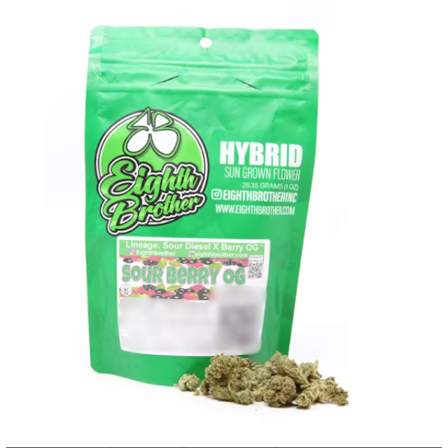 Eighth brother - 1 OZ- SOUR BERRY OG- SUN GROWN