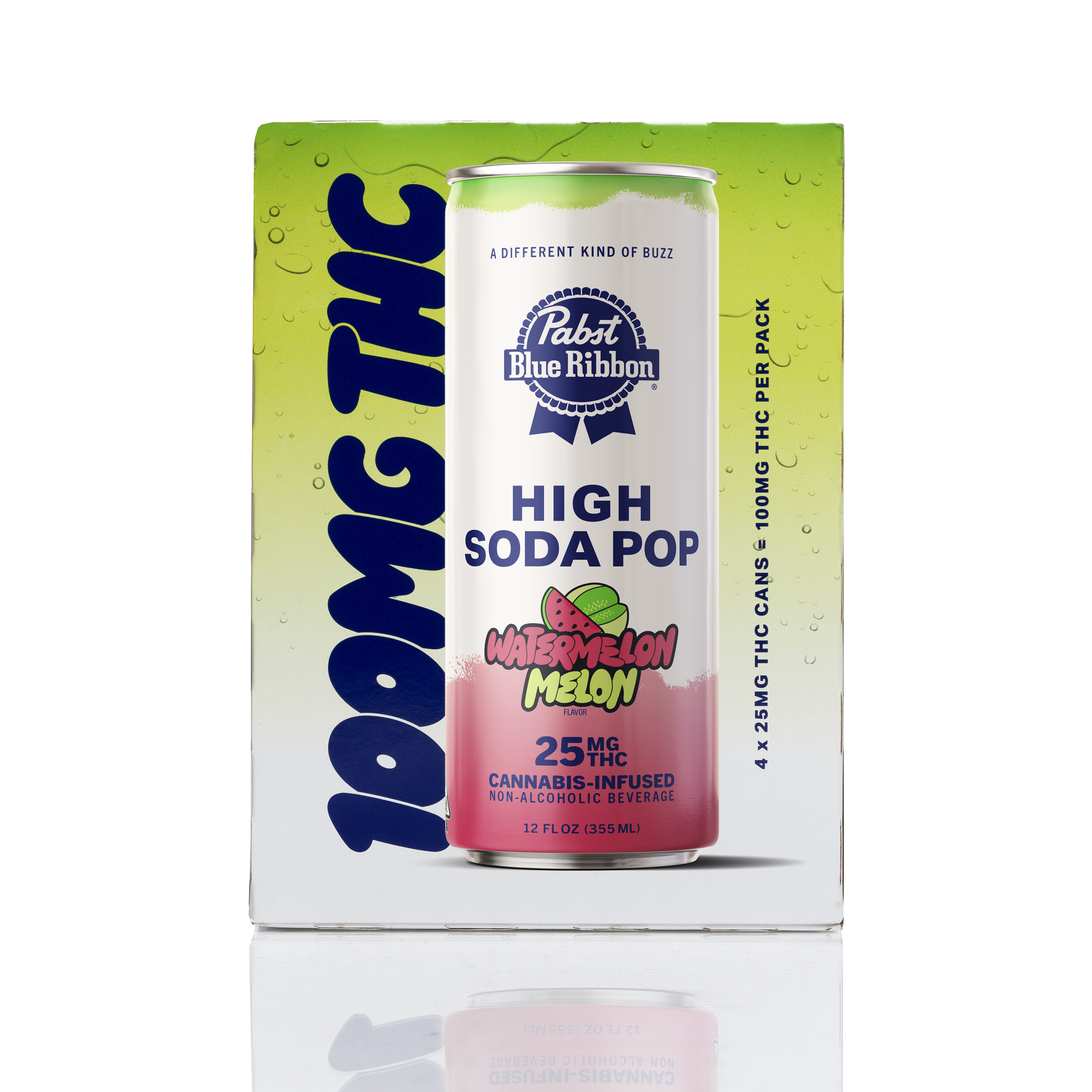 4PK- PBR- WATERMELON MELON- HIGH SODA