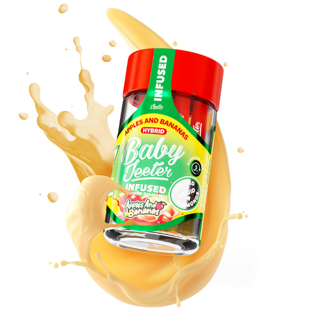 5PK- 0.5G- APPLES & BANANAS- INFUSED- DIAMOND- BABY JEETER