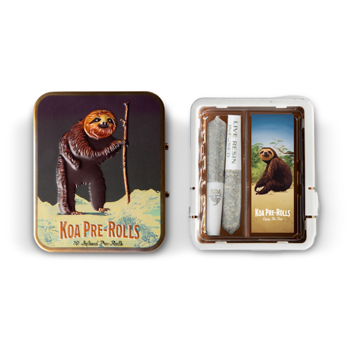 Koa cannabis co. - 2PK- 0.35G- SKYWALKER OG X PURPLE PUNCH- LIVE RESIN INFUSED Main Image