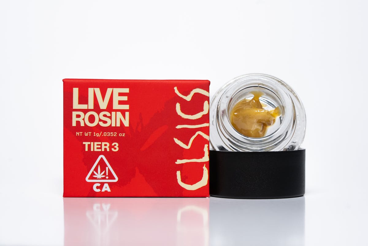 Clsics - 1G- CALI DREAMIN- TIER 3- LIVE ROSIN BADDER Main Image