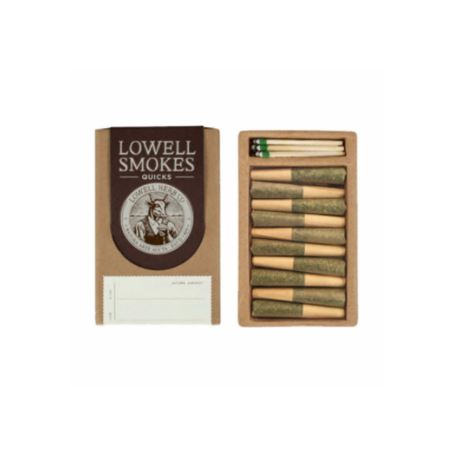 Lowell herb co. - 10PK- 0.35G- THE BEDTIME INDICA- PRE ROLLS