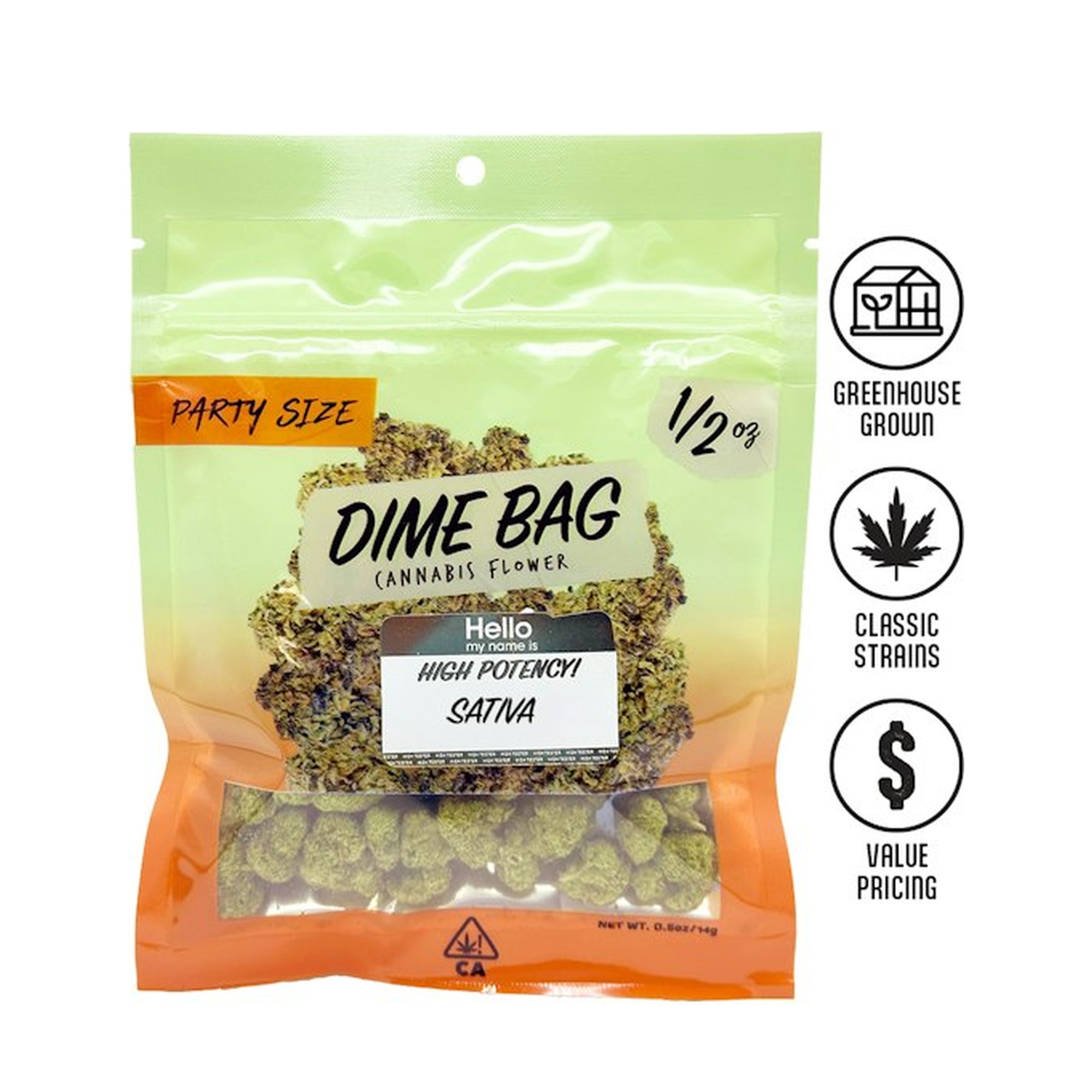 Dime bag - 1/2 OZ- TORONJA- LIGHT ASSIST Main Image