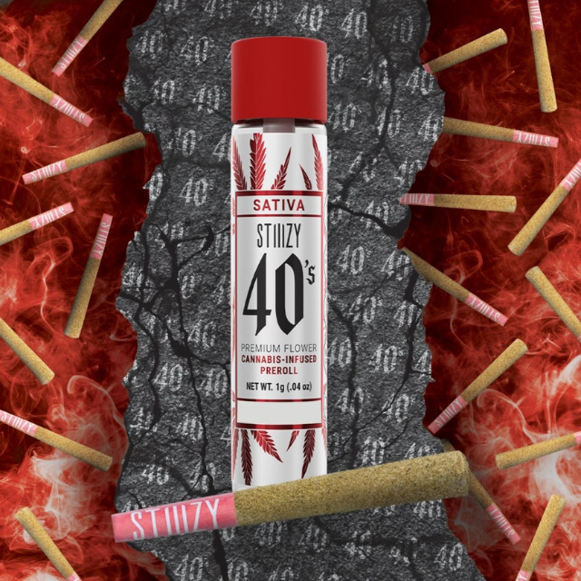 Stiiizy - 1G- STRAWBERRY COUGH- 40'S- INFUSED