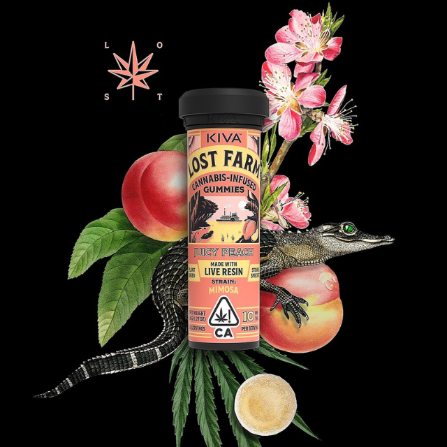 10CT- JUICY PEACH- LIVE RESIN- GUMMIES