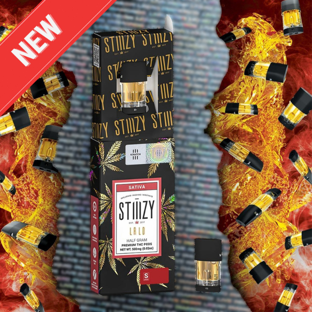 Stiiizy - 0.5G- PURPLE HAZE- LIVE RESIN LIQUID DIAMONDS- POD