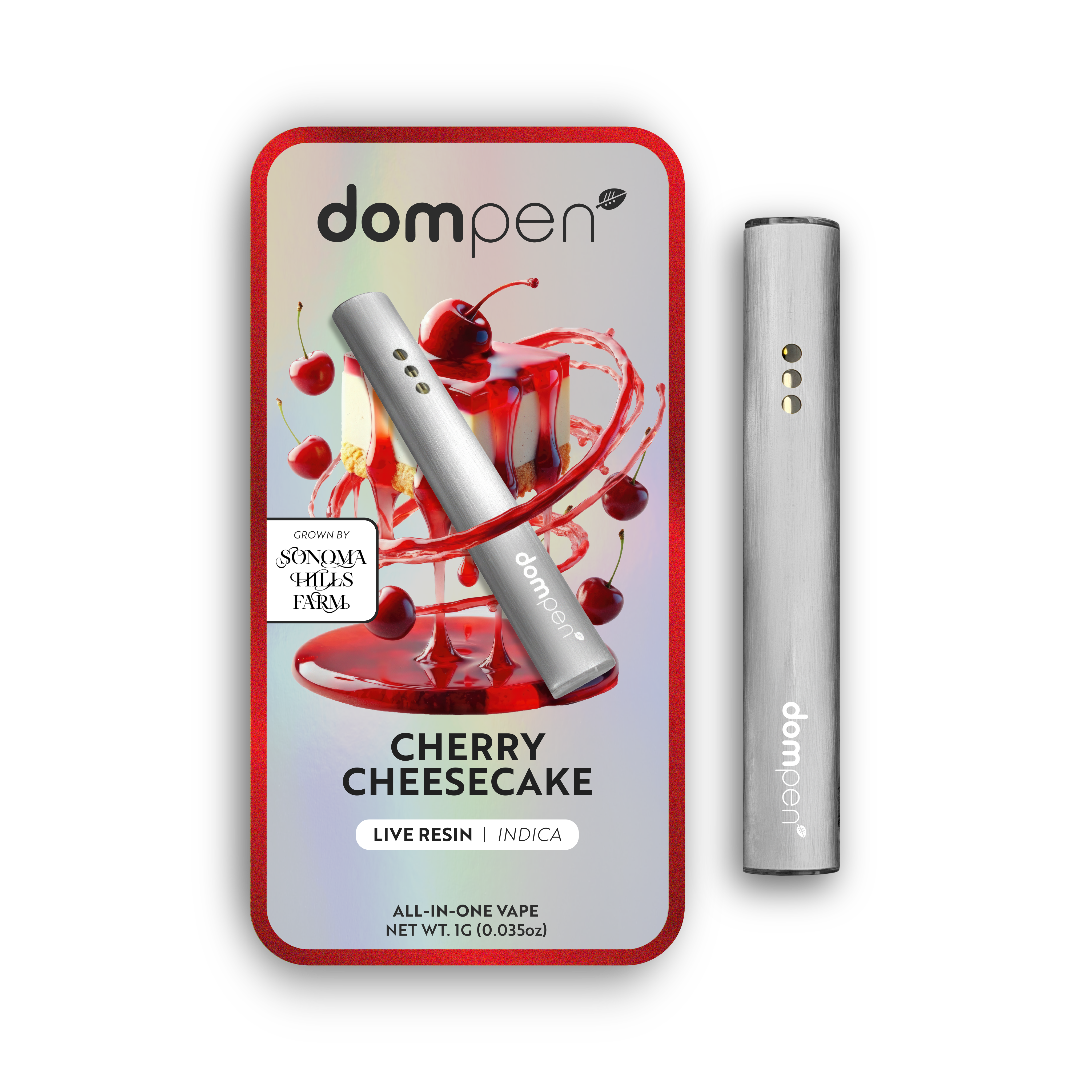 1G- CHERRY CHEESECAKE- LIVE RESIN- DISPOSABLE