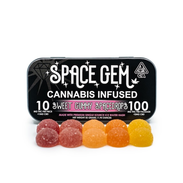 Space gem - 10CT- SWEET SPACE DROP- ASSORTED GUMMIES