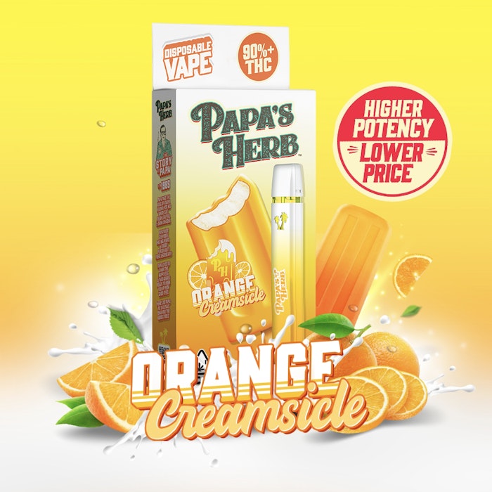 1G- ORANGE CREAMSICLE- DISPOSABLE