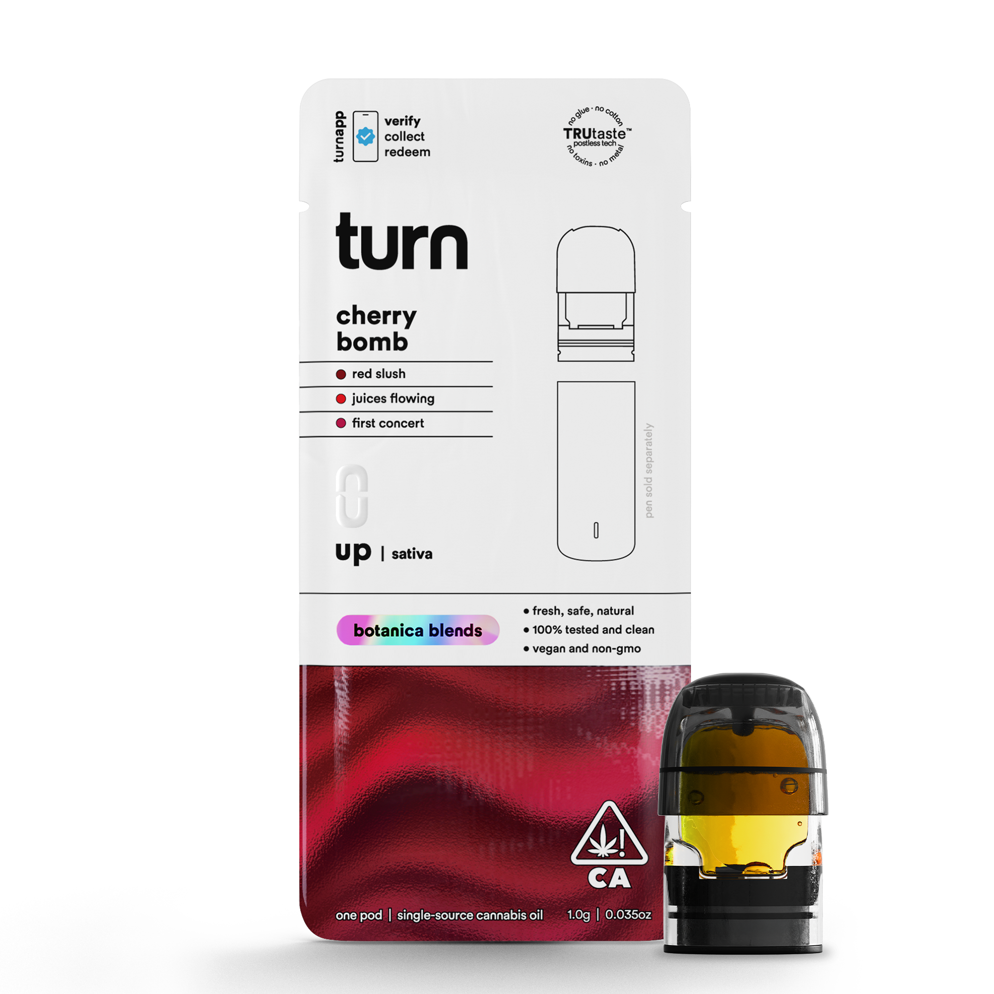 Turn - 1G- CHERRY BOMB- BOTANICAL BLENDS- POD Main Image