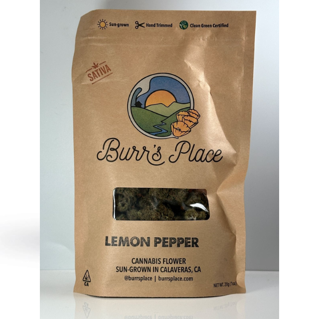 1/8 OZ- LEMON PEPPER- SUN GROWN SMALLS