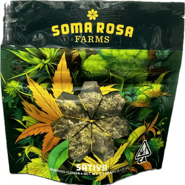 Soma rosa - 1/8 OZ- LEMON THAI X OG KUSH- SUN GROWN