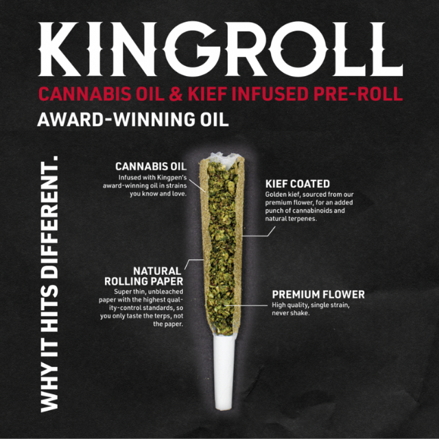 Kingroll - 1.3G- MASTER KUSH X SKY OG- INFUSED