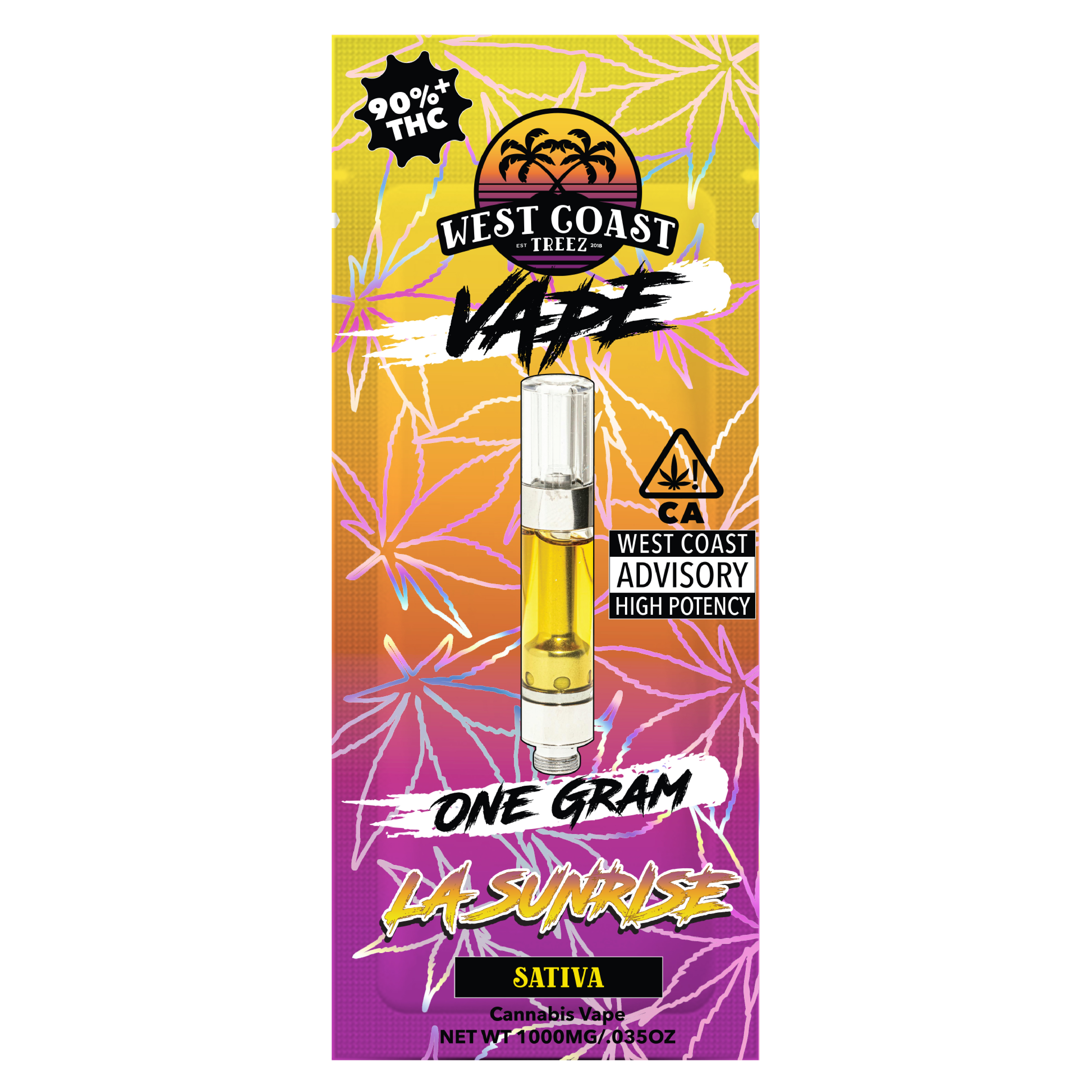 1G- LA SUNRISE- SATIVA- CARTRIDGE