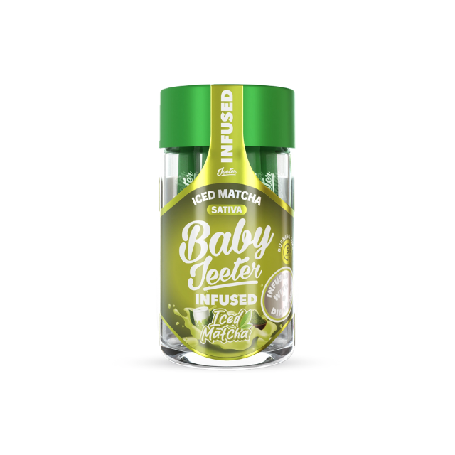 Jeeter - 5PK- 0.5G- ICED MATCHA- INFUSED- DIAMOND- BABY JEETER Main Image