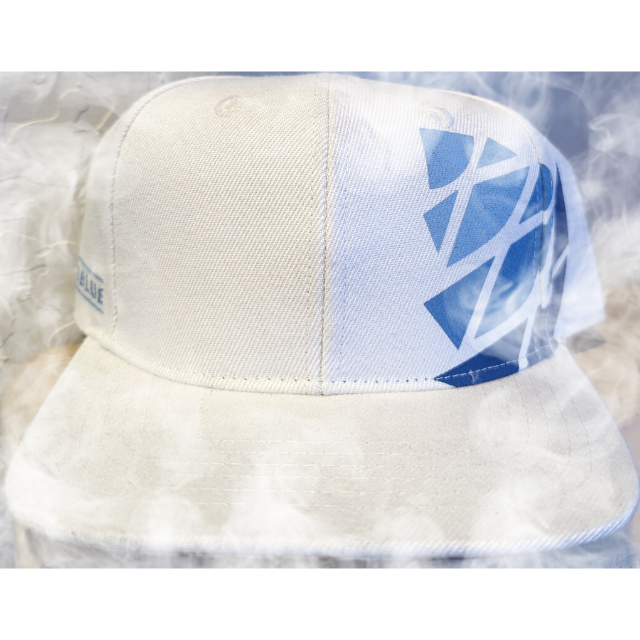 Cannablue - HAT- PINECONE WHITE- FLOWER PATTERN