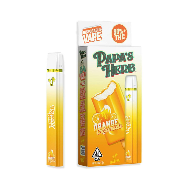 Papa's herb - 1G- ORANGE CREAMSICLE- DISPOSABLE
