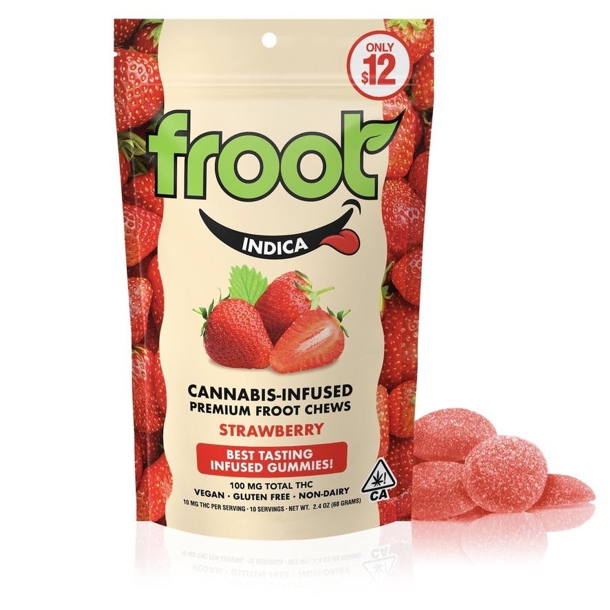 Froot - 10CT- STRAWBERRY- GUMMIES