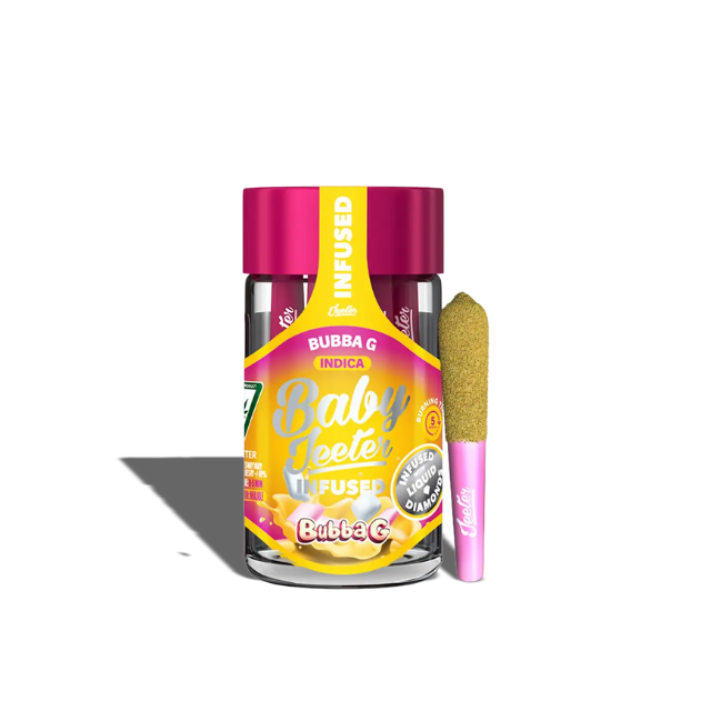 Jeeter - 5PK- 0.5G- BUBBA G- INFUSED- DIAMOND- BABY JEETER