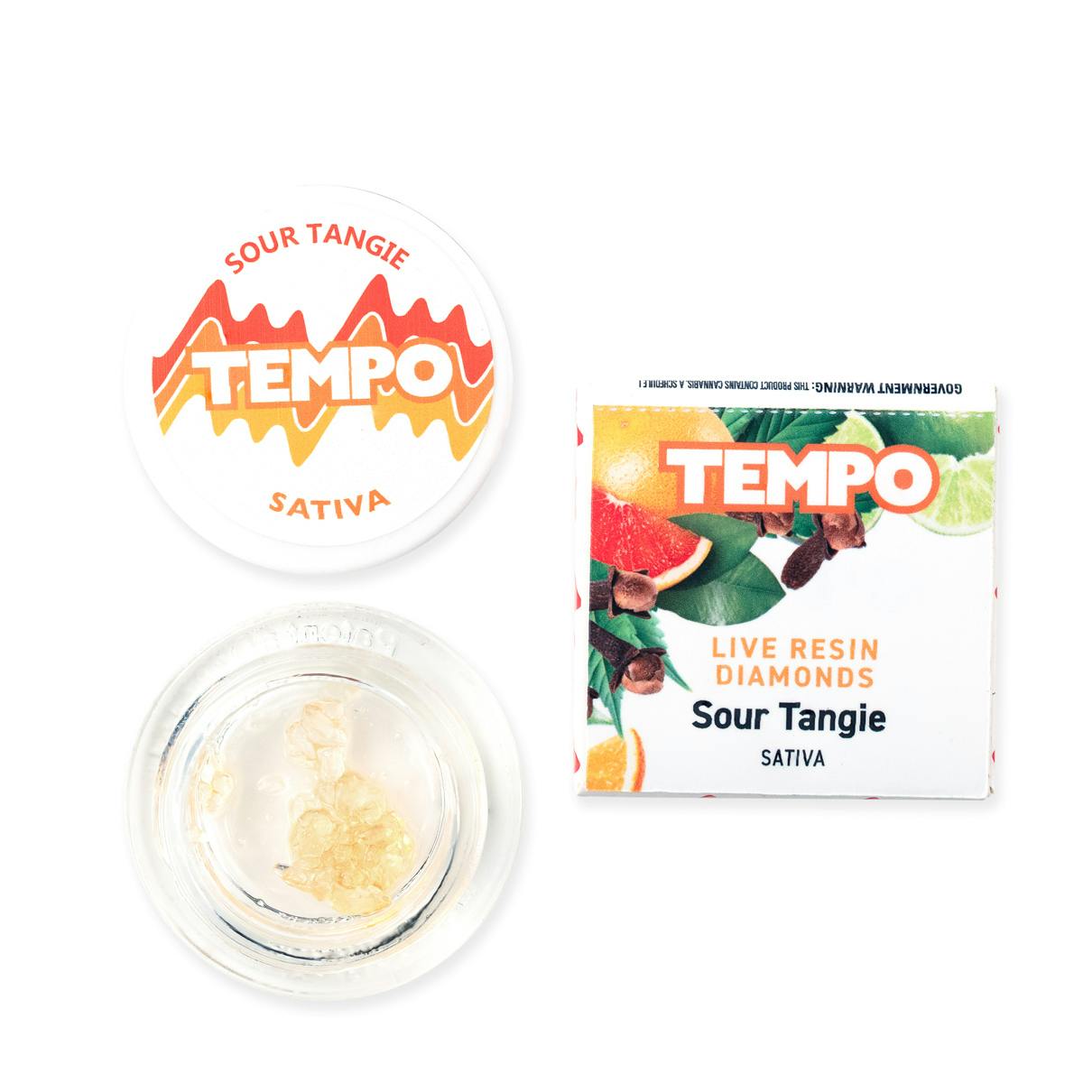 Tempo - 1G- SOUR TANGIE- LIVE RESIN DIAMONDS