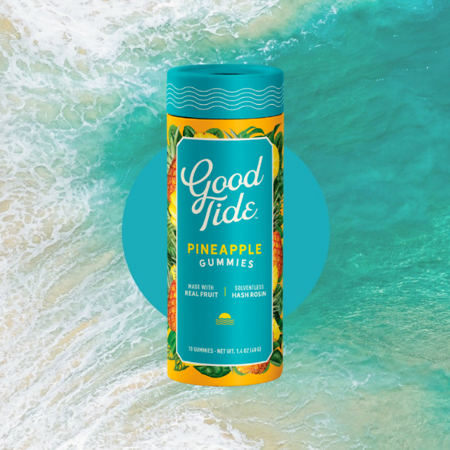Good tide - 10CT- PINEAPPLE- SOLVENTLESS- GUMMIES