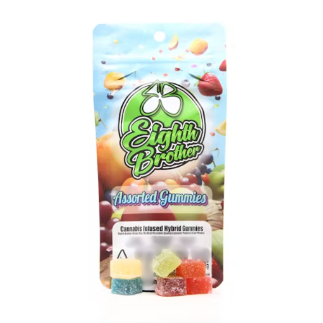 Eighth brother - 10CT- ASSORTED HYBRID GUMMIES