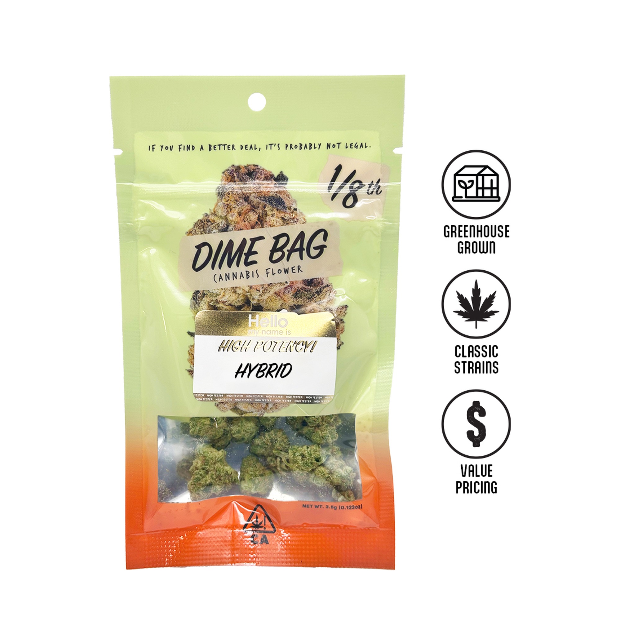 Dime bag - 1/8 OZ- E85- LIGHT ASSIST Main Image