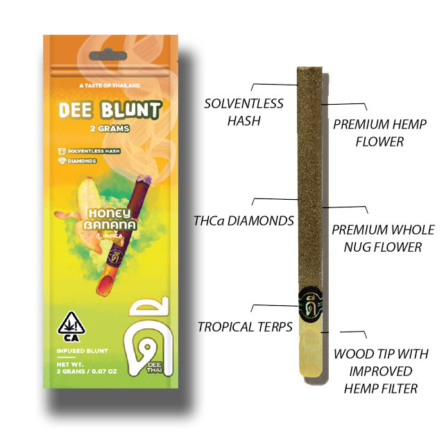 DISCOUNTED- 2G- HONEY BANANA- INFUSED BLUNT