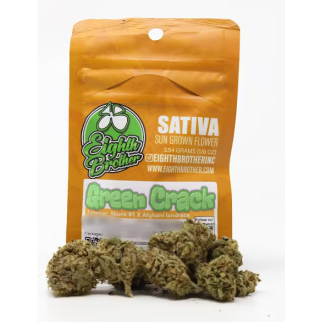 Eighth brother - 1/8 OZ- GREEN CRACK- SUN GROWN Main Image