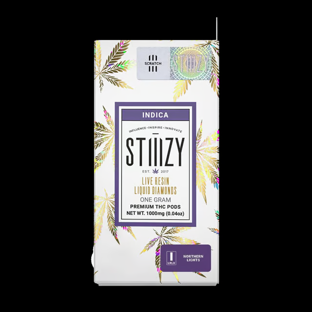 Stiiizy - 1G- NORTHERN LIGHTS- LIVE RESIN LIQUID DIAMONDS- POD