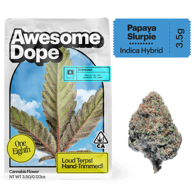 1/8 OZ- PAPAYA SLURPIE- PREMIUM INDOOR